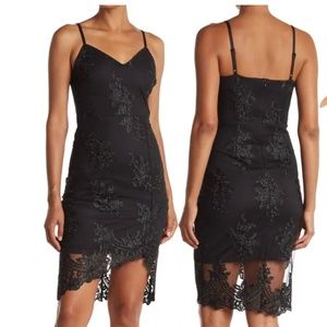 Embroidered Mesh dress
